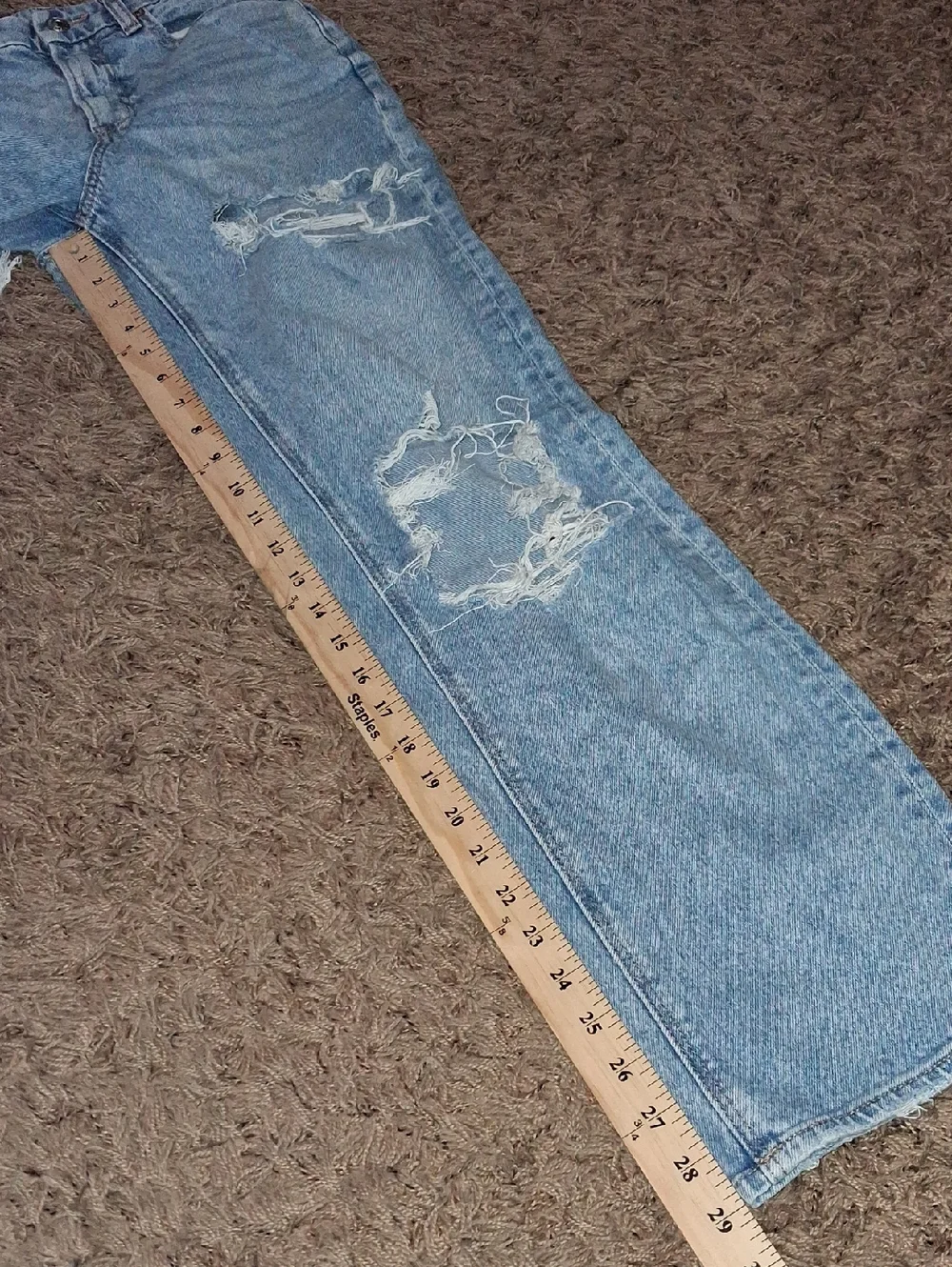 Women's American Eagle Curvy 90's Straight Leg Jeans Size 0 25